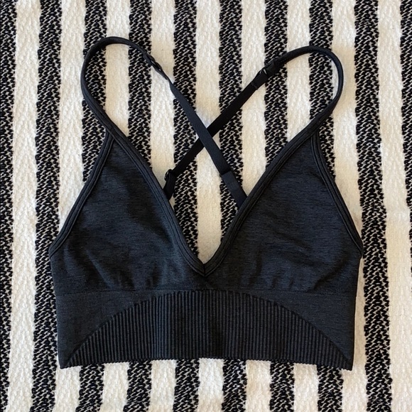lululemon athletica Other - Lululemon Charcoal Grey Ebb to Street Bra 4